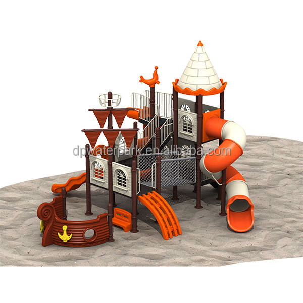 2023 Hot Sale Corsair Style Kids Park Equipment Custom Outdoor Playground Plastic Slide for Children