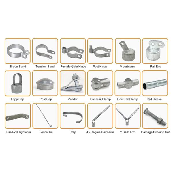 2.8mm Diameter Diamond Chain Link Fencing 8 Foot Height Galvanized