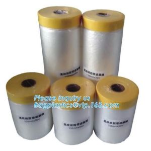 Disposable Plastic Car Seat Covers Self Static Cling Masking Film PE Protection