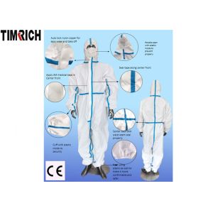 China Sterilization Medical Disposable Isolation Gowns Higher Level Of Protection on sale