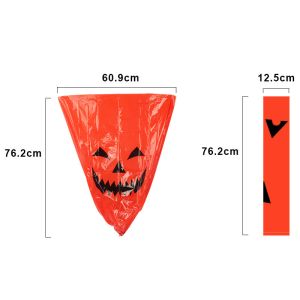 Halloween Decorations Pumpkin Trick Or Treating Lawn Bags For Festive Leaf