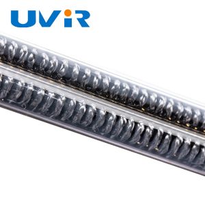 4000W Gold Coated Twin Tube Carbon Fiber IR Heating Lamp