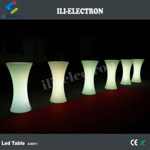 high top LED Lights Bar Round cocktail Table