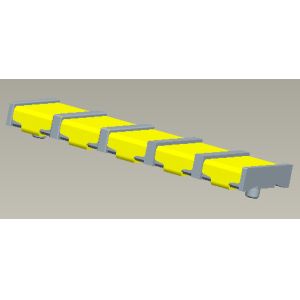 5.0AMP Pitch 4.00mm Battery Post Connectors Female SMT Type With Pegs