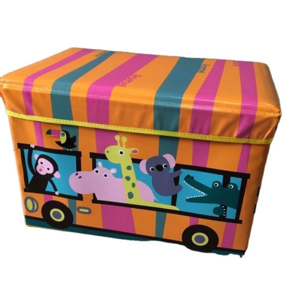 Buy OEM Plastic PU foldable Clothes Storage Box Custom Print at wholesale prices
