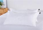 50% Goose Down Pillows And 250T For Airplane Travel / Organic Pillows