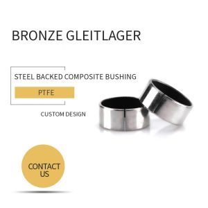 Tin Or Copper Plating Dry Bushings Bronze Gleitlager Straight & Shoulder ISO