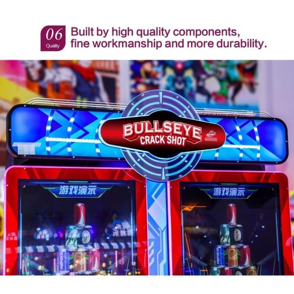 Bullseye Crack Shot Shooting Arcade Machine For 2 Players Family Amusement