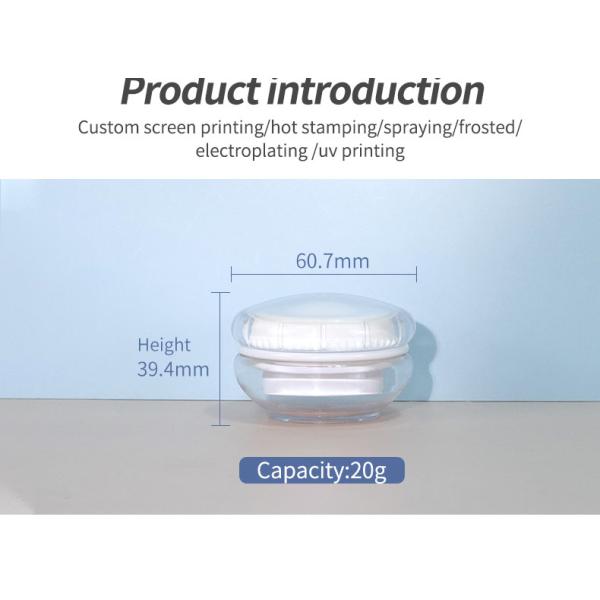 Eye Cream 10g/25g Volume Luxury Black White Face Cream Bottle Container 20g 15ml Perfume Bottles Cosmetic Jars