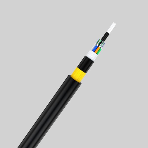 Buy FRP Aerial Optical Fiber Cable ADSS 24 Cores G652D Aramid Yarn Dielectric Self Supporting at wholesale prices