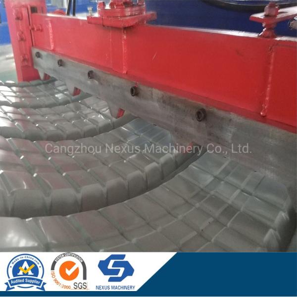 Hydraulic Roll Forming Curved Crimping Machine/ Metal Roof Sheet / Hot Trapezoidal Steel Panel Curving Machine
