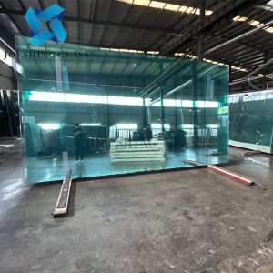 2-19mm Crystal Clear Float Glass Flat Tempered Float Architectural Glass