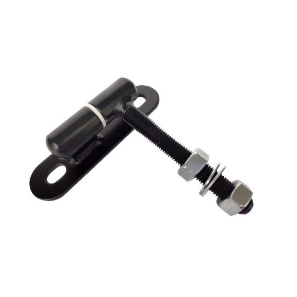 M16 Bolt On Garden Black Adjustable Gate Hinge Hardware Heavy Duty For Steel