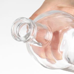 700ml Tiger Shape Whiskey Bottle 355ml Amber Glass Empty Bottle Super Flint