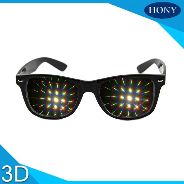 13500 Lines Light Gratings Diffraction Prism Fireworks Rave Glasses Plastic