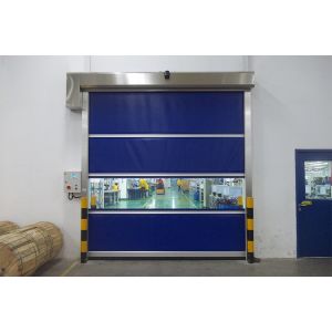 Interior Motorized Rolling Shutters Warehouse High Speed Door For Entry