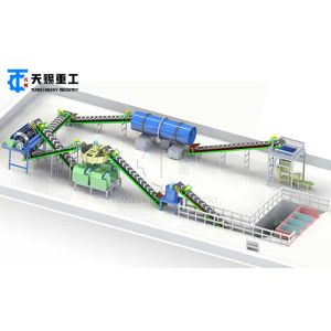 Dry Roll Press Granulator Machine For Sulfate Of Potash And Granules Size 2-30mm