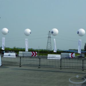 Giant outdoor advertising inflatable helium missile balloon helium number