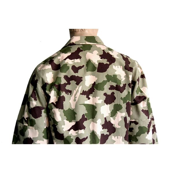 Rip Resistant BDU Military Uniform Breathable For Nigeria Army Outdoor Activities