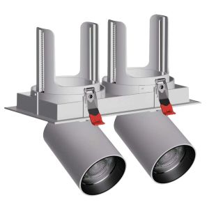 3000LM 18W*2 LED Grille Spotlight 20W Adjustable Ceiling Light