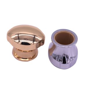 Custom Design Zamak Cap For Perfume Bottle , Mini Perfume Bottle Lids