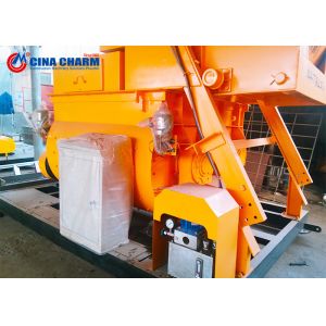 Twin Shaft Discharge 0.75m3 JS750 Concrete Mixer Machine