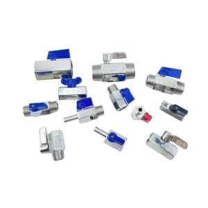 Manufacturers Stainless Steel Mini Ball Valve with Thread Customization Request