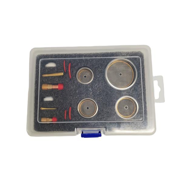 TIG Welding Accessories 26pc Kit Gas Lens for WP9 20 WP 17 18 26 TIG Clear Champagne Nozzle