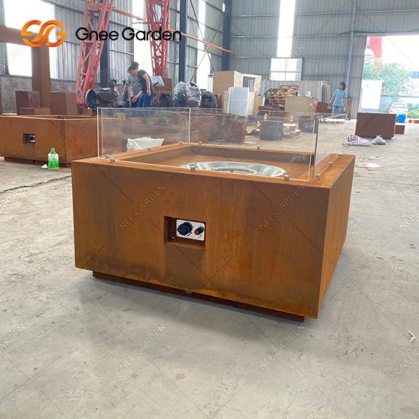 Table Top Steel Fire Pits Outdoor Patio Heater Corten Steel Fire Pit