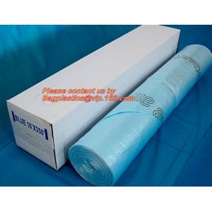 plastic drop cloth, PE drop cloth, plastic masking film, Taped clear HDPE
