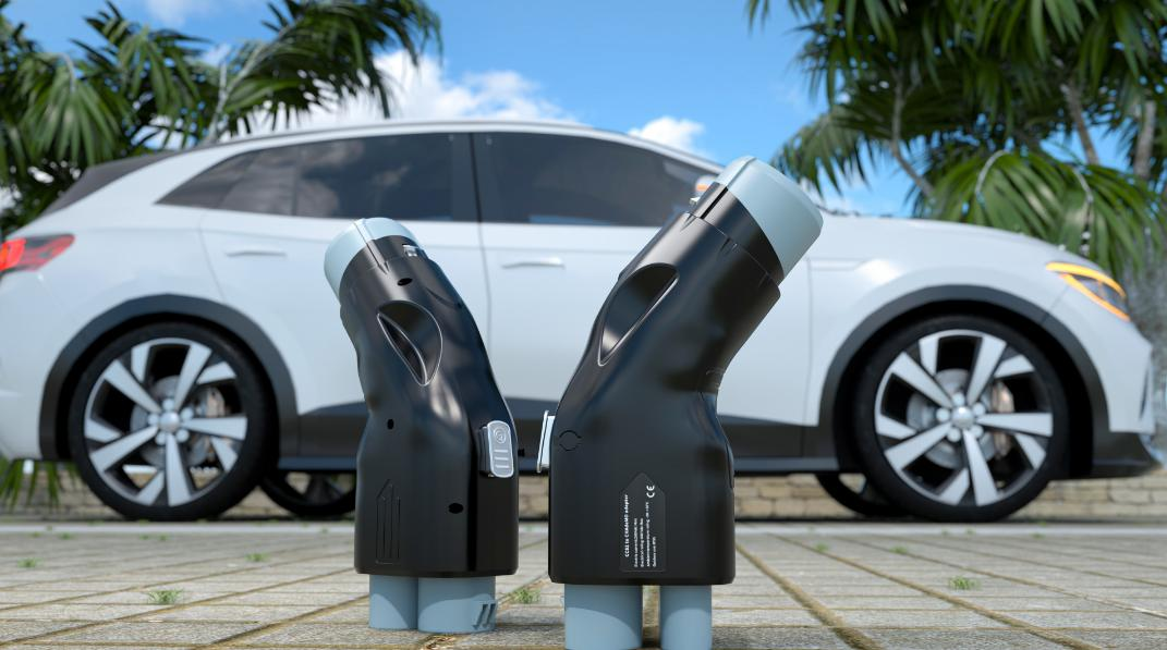 250A EV Connectors CCS2 to Chademo DC Fast Charging EV Connectors Ccs2 to
