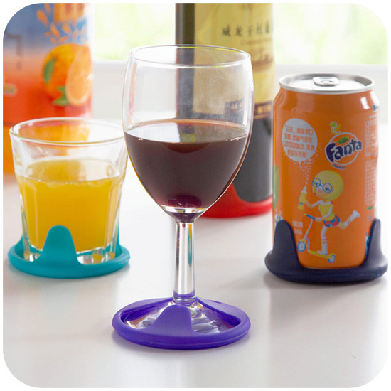 Buy New Arrival Useful Fationable Silicone Goblet mat Silicone Drink Coasters at wholesale prices