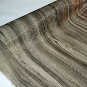 China Vinyl PVC Decorative Foil With Embossed Wood Texture For Wrapping Profile Door Frame on sale