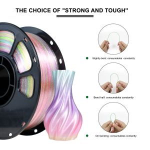 Quality Iboss High Strength PLA+ Filament Glitter Rainow 3D Printing Filament ROHS Compliant for sale