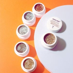 GMP Certified Platinum One Stroke of Retail Nail Box Holographic Paint Black