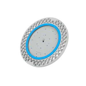 High Brightness UFO LED High Bay 160LPW Efficiency Motion Sensor 100W 120° Beam