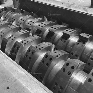 Scrap Metal Iron Shredder Double Shaft Copper Wire Crushing Machine