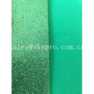 Eco - Friendly High - Elastic Colorful Glitter EVA Sole Sheet Wearability , 1mm