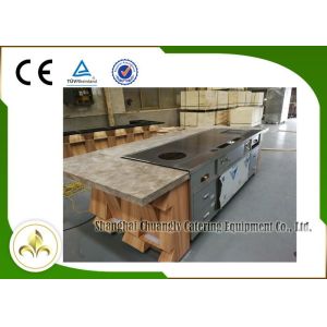 Multi Function Teppanyaki Grill Table Stainless Steel Electromagneitc Soup Stove