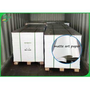 China 80gr 140gr Virgin Pulp Style Matte Art Paper For Magazine Printing on sale