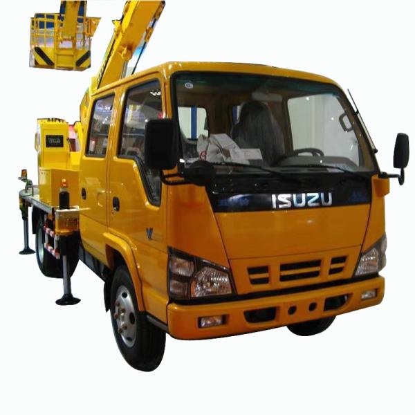 I SUZU Double Row Folding Arm High-altitude Work Truck Lifting Machinery Aerial Platform Truck