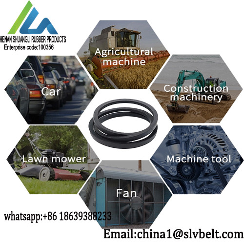 Buy Industrial 3V Type Rubber Belt Adjustable Classical Wrapped Top Width 9.5mm at wholesale prices