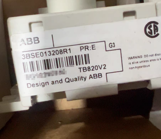 China TB820V2 3BSE013208R1 ABB  I/O module terminal base S800 I/O system Screw-type wiring on sale