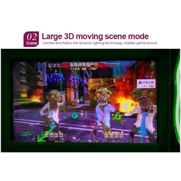 kid favor double player Zombie Outbreak Water Shooting game machine with zombie theme
