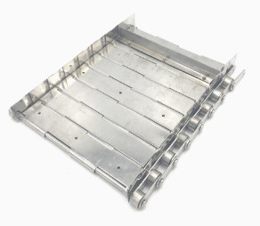 High Temperature Wire Mesh Conveyor Belt Slat Band Plate