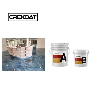 Cleanable High Build Epoxy Paint Super Gloss Water Based Resins Coatings TDS