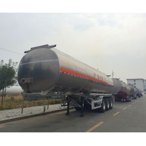 Aluminum edible oil tanker trailer