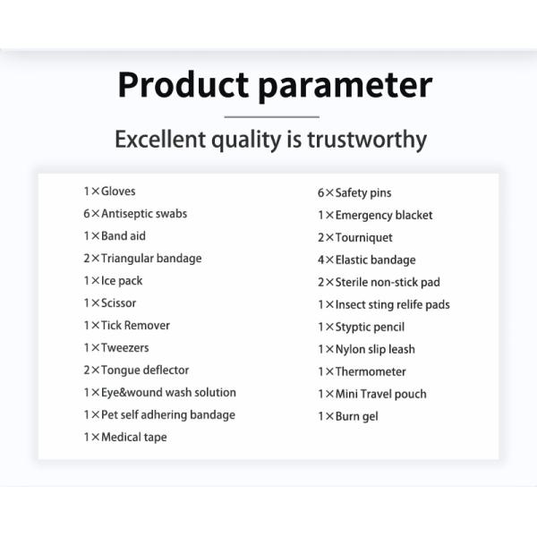 Animal Medical Pets Medical Aid Animal First Aid Kit Customer'S Logo