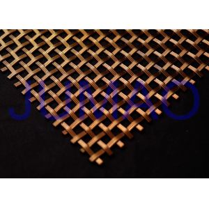 Customized Decorative Wire Mesh Cabinet Inserts Smaller Gauge Crimped Wire