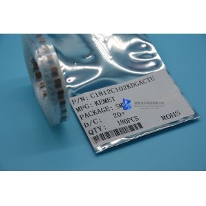 0.001uF 1000V C0G 10% Pad SMD1812 Cap Ceramic C1812C102KDGACTU